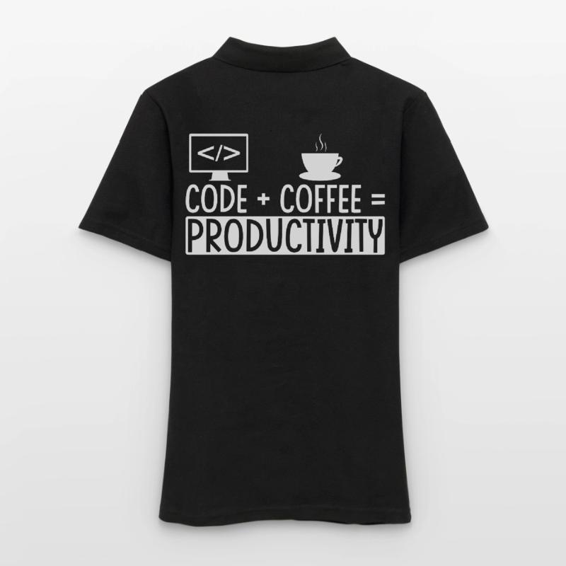 Coder Kaffee Geschenk Frauen Polo Shirt