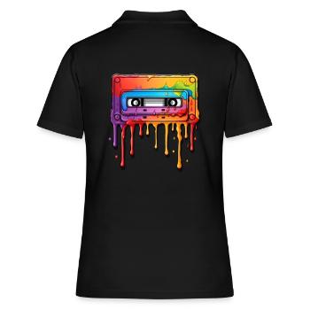 Cassette - Polo Femme - noir - Dos - Ailine (174cm)