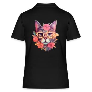 Esthétique du chat - Polo Femme - noir - Dos - Ailine (174cm)