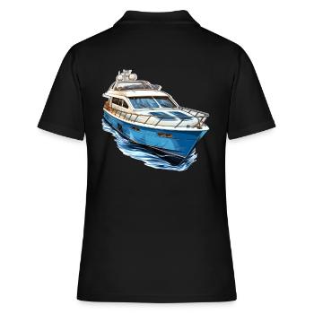 Yacht - Polo Femme - noir - Dos - Ailine (174cm)