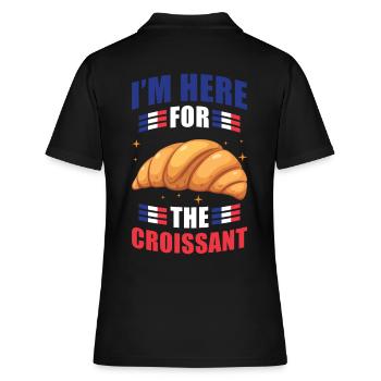 Croissant - Polo Femme - noir - Dos - Ailine (174cm)