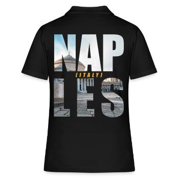 Naples Italie Souvenir - Polo Femme - noir - Dos - Ailine (174cm)