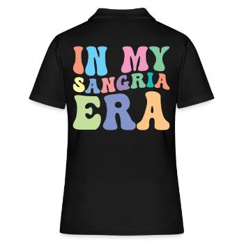 Sangria Retro Groovy In My - Polo Femme - noir - Dos - Ailine (174cm)