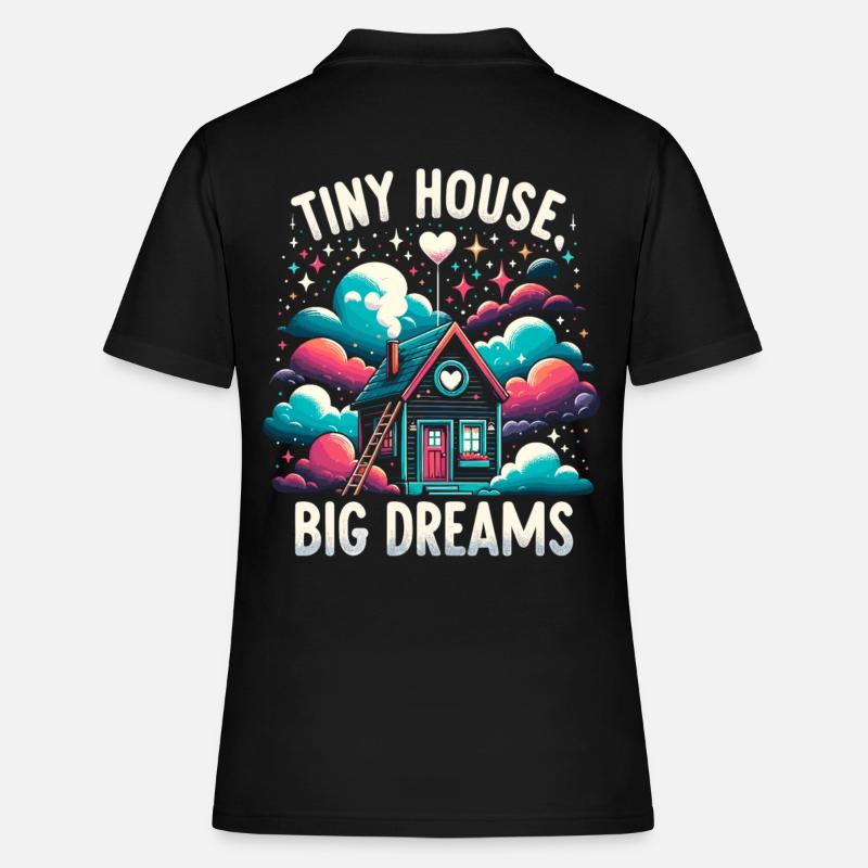 Propriétaire constructeur de Tiny House - Tiny House Big Dreams - Polo Femme - noir