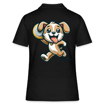 Agilité canine - Polo Femme - noir - Dos - Ailine (174cm)