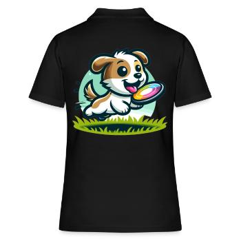 Agilité canine - Polo Femme - noir - Dos - Ailine (174cm)