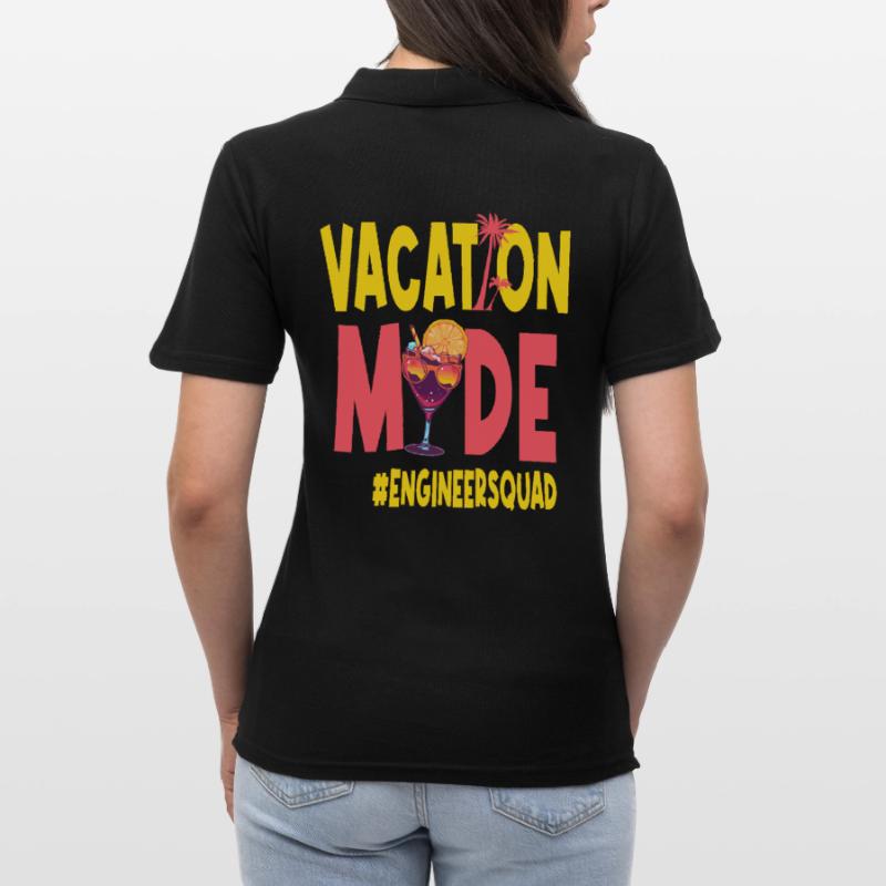 Engineer Vacation Vacy Mode Engineersquad Women's Polo Shirt