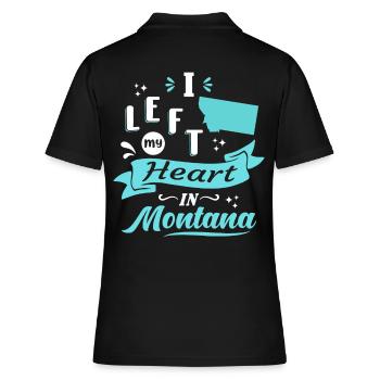 Montana Souvenir Amour - Polo Femme - noir - Dos - Ailine (174cm)