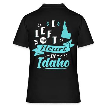 Idaho Souvenir Amour - Polo Femme - noir - Dos - Ailine (174cm)