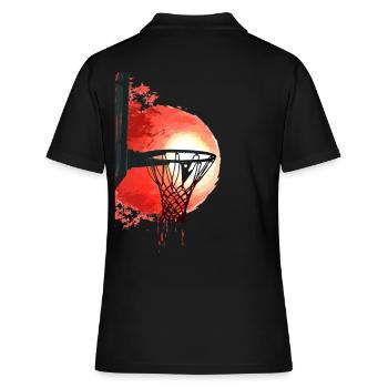 Streetball Sunset Dynamique - Polo Femme - noir - Dos - Ailine (174cm)