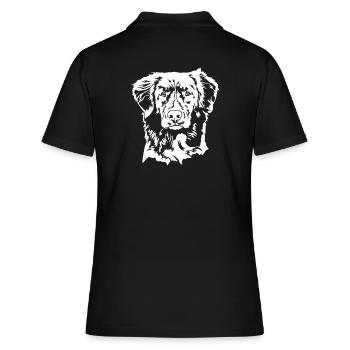 Nouvelle-Écosse Canard à péage Retriever Portrait Chiens - Polo Femme - noir - Dos - Ailine (174cm)