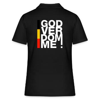 Godverdomme ! - Polo Femme - noir - Dos - Ailine (174cm)