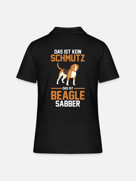Dog Beagle - Polo Femme - noir