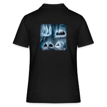 Grotte de glace - Polo Femme - noir - Dos - Ailine (174cm)