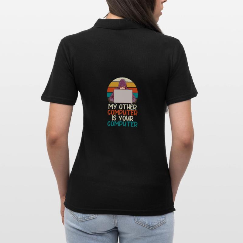 Programmierer Geek Computer Programmierung Coder L Frauen Polo Shirt