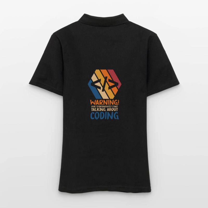 Programmer Geek Computer Programming Coder L Women's Polo Shirt