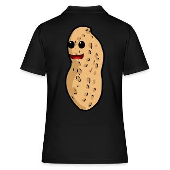 Peanut Nut Children Peanuts Child Baby Children - Women's Polo Shirt - black - Back - Ailine (174cm)