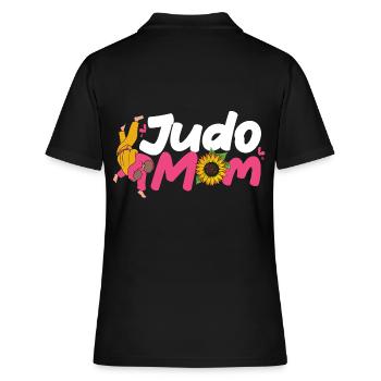 Judo - Frauen Polo Shirt - Schwarz - Hinten - Ailine (174cm)