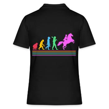 Évolution des courses de chevaux - Polo Femme - noir - Dos - Ailine (174cm)