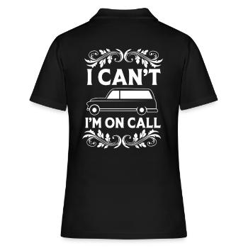 Burial - Women's Polo Shirt - black - Back - Ailine (174cm)