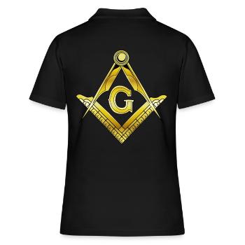 Illuminati maçonniques - Polo Femme - noir - Dos - Ailine (174cm)