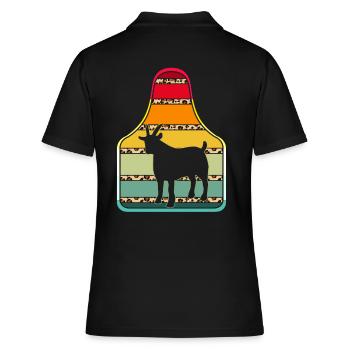Éleveurs de bétail - Polo Femme - noir - Dos - Ailine (174cm)