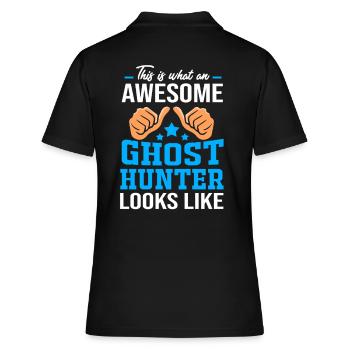 fantôme sorcière heure fantômes paranormal - Polo Femme - noir - Dos - Ailine (174cm)