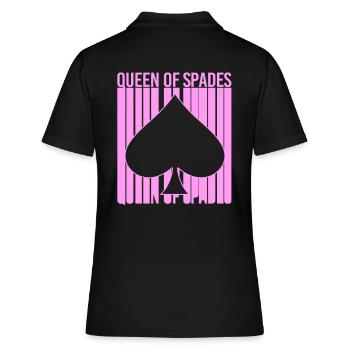 Jeu de cartes Pique de pique Carte à jouer - Polo Femme - noir - Dos - Ailine (174cm)