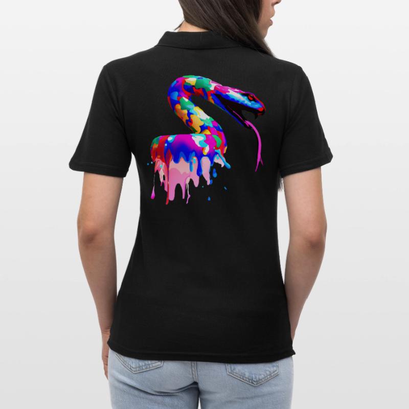 Gradients in the queue Women's Polo Shirt