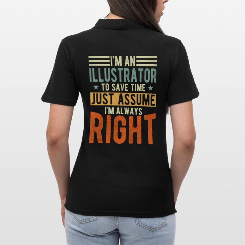 Illustrator Women's Polo Shirt