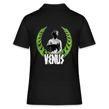 Hellenism Rom Griechenland Venus Aphrodite Gott - Frauen Polo Shirt - Schwarz - Hinten - Ailine (174cm)