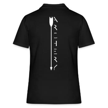 Tir à l’arc Tir arc Archery arc flèche arc - Polo Femme - noir - Dos - Ailine (174cm)