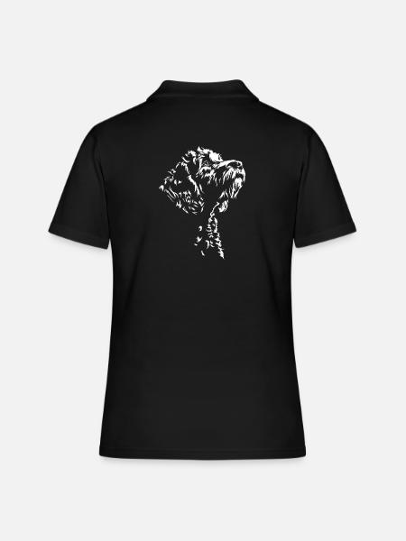 Cockapoo Silhouette Hunde Hund Wilsigns - Frauen Polo Shirt - Schwarz