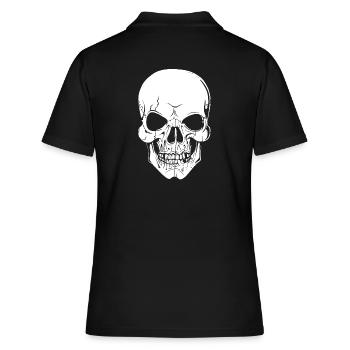 Crâne crâne crâne crâne - Polo Femme - noir - Dos - Ailine (174cm)
