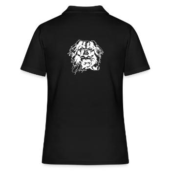 Chiens Pékinois Chiens Portrait Signes de Saules Pékinois - Polo Femme - noir - Dos - Ailine (174cm)