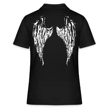 Angel Angel Wing Wings Angelwings 2reborn - Polo Femme - noir - Dos - Ailine (174cm)