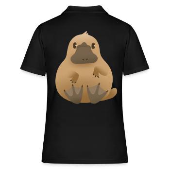 Platypus (platypus) - Women's Polo Shirt - black - Back - Ailine (174cm)