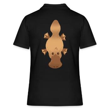 Ornithorynque - Polo Femme - noir - Dos - Ailine (174cm)