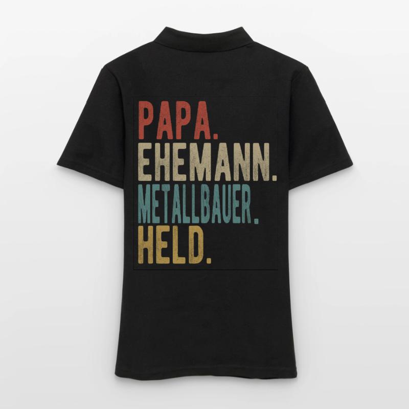 Metallbauer Papa Ehemann Held Frauen Polo Shirt