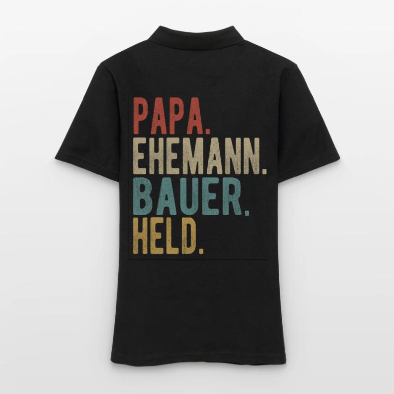 Bauer Papa Ehemann Held Frauen Polo Shirt
