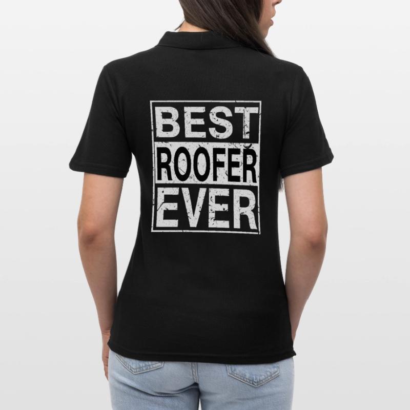 Bester Dachdecker aller Zeiten Dachdecker-Geschenk Frauen Polo Shirt