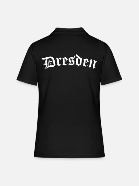Dresden - Meine Stadt - Frauen Polo Shirt - Schwarz