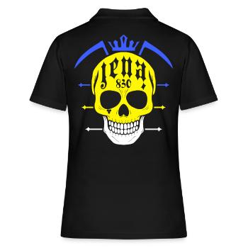 Crâne de Jena Grim Reaper - Polo Femme - noir - Dos - Ailine (174cm)