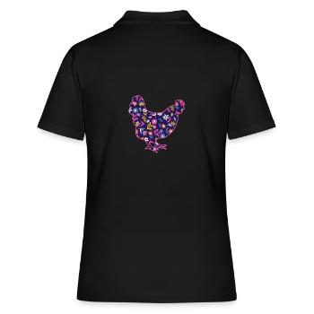 Poules Poule - Polo Femme - noir - Dos - Ailine (174cm)