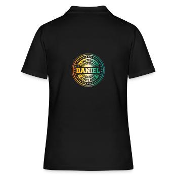 Daniel - Frauen Polo Shirt - Schwarz - Hinten - Ailine (174cm)