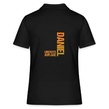 Daniel - Frauen Polo Shirt - Schwarz - Hinten - Ailine (174cm)