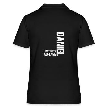 Daniel - Frauen Polo Shirt - Schwarz - Hinten - Ailine (174cm)