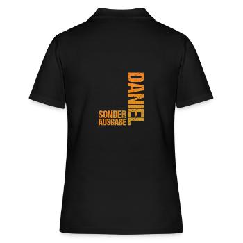 Daniel - Frauen Polo Shirt - Schwarz - Hinten - Ailine (174cm)