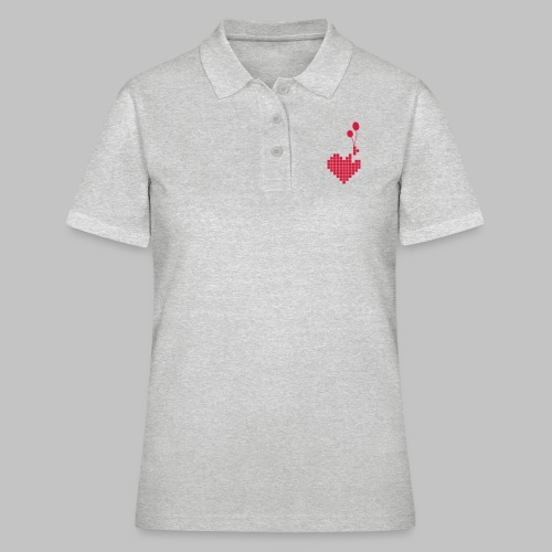 heart and balloons - Women's Polo Shirt