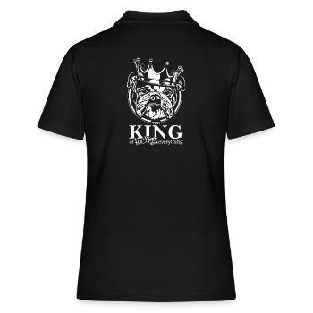 DEUTSCH BULLDOG Roi de tout Chiens Wilsigns - Polo Femme - noir - Dos - Ailine (174cm)